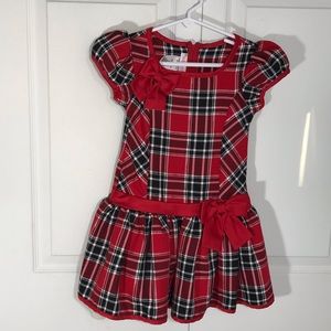 Ashley Ann Plaid Girls Dress